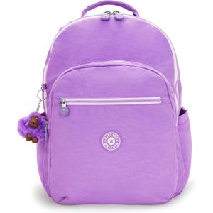 imageKipling Womens Seoul Extra Large 17 Laptop Backpack Durable Roomy with Padded Shoulder Straps BagPlayful Violet