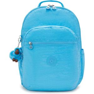 imageKipling Womens Seoul Extra Large 17 Laptop Backpack Durable Roomy with Padded Shoulder Straps BagPowder Blue