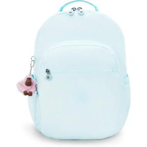 imageKipling Womens Seoul Extra Large Bts 17quot Laptop Backpack Durable Roomy with Padded Shoulder Straps BuiltIn Protective SleeveBlue Sky Met