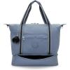 imageKIPLING KIPLING Womens Art Medium Tote Bag Lightweight Large Weekender Travel HandbagBlue Stone