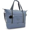 imageKIPLING KIPLING Womens Art Medium Tote Bag Lightweight Large Weekender Travel HandbagBlue Stone