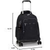imageKipling New Zea 15quot Laptop Rolling BackpackBlack Tonal