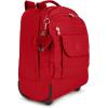 imageKipling Sanaa Large Rolling Adjustable Padded Backpack Straps Zip Closure Cherry Tonal One SizeWL4759