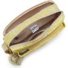 imageKipling Womens Abanu Medium Crossbody Bag Lightweight Adjustable Waist Pack with MultiCompartment Zip PocketsPalm Mood Sun