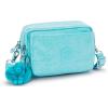 imageKipling Womens Abanu Multi Crossbody Bag Lightweight Adjustable Waist Pack with MultiCompartment Zip PocketsDeepest Aqua