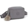 imageKipling Womens Abanu Multi Crossbody Bag Lightweight Adjustable Waist Pack with MultiCompartment Zip PocketsInviting Grey