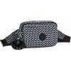 imageKipling Womens Abanu Multi Crossbody Bag Lightweight Adjustable Waist Pack with MultiCompartment Zip PocketsSignature Print