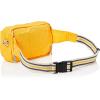 imageKipling Womens Abanu Multi Crossbody Bag Lightweight Adjustable Waist Pack with MultiCompartment Zip PocketsYellow Vivid Yellow