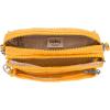 imageKipling Womens Abanu Multi Crossbody Bag Lightweight Adjustable Waist Pack with MultiCompartment Zip PocketsYellow Vivid Yellow