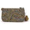 imageKipling Womens Creativity Large Prt Pouch Versatile Cosmetics Kit Lightweight Travel OrganizerUndersea Leaves