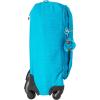 imageKipling Womens Darcey Small 22Inch Softside CarryOn Rolling Luggage Nylon 360 Degree Spinning WheelsTurquoiseBlue