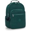 imageKipling Womens Seoul 15quot Laptop Backpack Durable Roomy with Padded Shoulder Straps BuiltIn Protective SleeveTailored Green