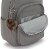 imageKipling Womens Seoul Small Tablet Backpack Durable Padded Shoulder Straps with Tablet SleeveCloudy Grey