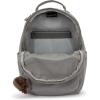 imageKipling Womens Seoul Small Tablet Backpack Durable Padded Shoulder Straps with Tablet SleeveCloudy Grey