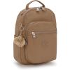 imageKipling Womens Seoul Small Tablet Backpack Durable Padded Shoulder Straps with Tablet SleeveEarly Tan