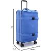 imageKipling Womens Spontaneous Large 31Inch Softside Spinner Wheel Luggage Integrated TSA Accepted LockHavana Blue