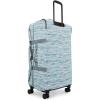 imageKipling Womens Spontaneous Large 31Inch Softside Spinner Wheel Luggage Integrated TSA Accepted LockPalmtree Leaves