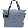 imageKIPLING KIPLING Womens Art Medium Tote Bag Lightweight Large Weekender Travel HandbagBlue Stone