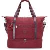 imageKIPLING KIPLING Womens Art Medium Tote Bag Lightweight Large Weekender Travel HandbagLounge Wine