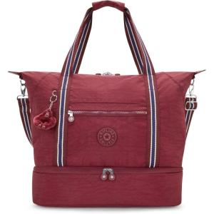 imageKIPLING KIPLING Womens Art Medium Tote Bag Lightweight Large Weekender Travel HandbagLounge Wine