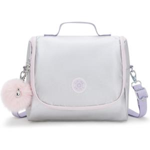 imageKipling New Kichirou Metallic Lunch BagSilver Glow Met