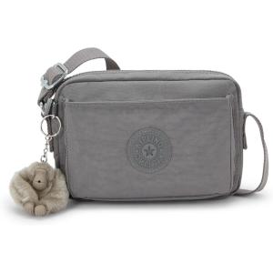 imageKipling Womens Abanu Crossbody Bag Lightweight Adjustable Waist Pack with MultiCompartment Zip PocketsInviting Grey