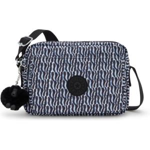 imageKipling Womens Abanu Medium Crossbody Bag Lightweight Adjustable Waist Pack with MultiCompartment Zip PocketsHoliday Waves