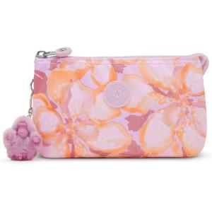 imageKipling Womens Creativity Large Prt Pouch Versatile Cosmetics Kit Lightweight Travel OrganizerFloral Powder