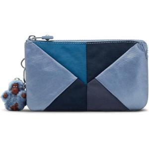 imageKipling Womens Creativity Large Prt Pouch Versatile Cosmetics Kit Lightweight Travel OrganizerMOON BLUE PATCH