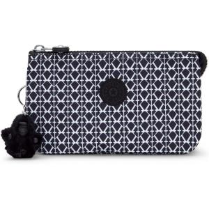 imageKipling Womens Creativity Large Prt Pouch Versatile Cosmetics Kit Lightweight Travel OrganizerSignature Print