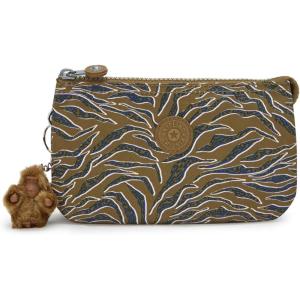 imageKipling Womens Creativity Large Prt Pouch Versatile Cosmetics Kit Lightweight Travel OrganizerUndersea Leaves