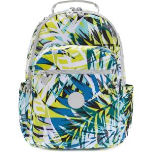 imageKipling Womens Seoul 15quot Laptop Backpack Durable Roomy with Padded Shoulder Straps BuiltIn Protective SleeveBright Palm