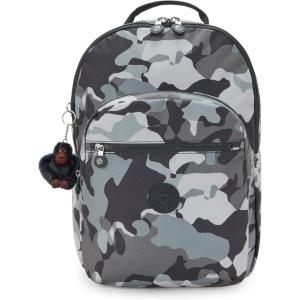 imageKipling Womens Seoul 15quot Laptop Backpack Durable Roomy with Padded Shoulder Straps BuiltIn Protective SleeveCool Camo Grey Print