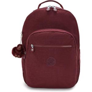 imageKipling Womens Seoul 15quot Laptop Backpack Durable Roomy with Padded Shoulder Straps BuiltIn Protective SleeveMerlot