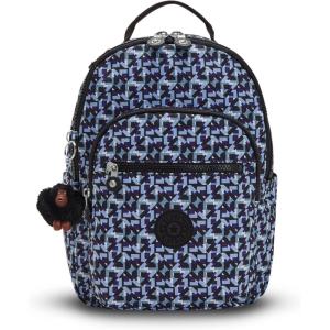 imageKipling Womens Seoul Small Tablet Backpack Durable Padded Shoulder Straps with Tablet SleeveDazzling Geos