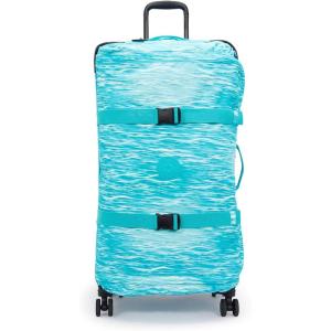 imageKipling Womens Spontaneous Large 31Inch Softside Spinner Wheel Luggage Integrated TSA Accepted LockAqua Pool