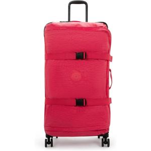 imageKipling Womens Spontaneous Large 31Inch Softside Spinner Wheel Luggage Integrated TSA Accepted LockResort Pink