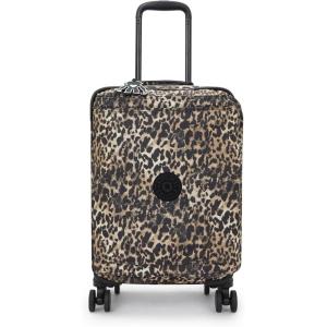 imageKipling Womens Spontaneous Large 31Inch Softside Spinner Wheel Luggage Integrated TSA Accepted LockWild Leopard