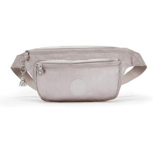 imageKipling Womens Yasemina XL Waistpack Extra Large Waist Pack Nylon Crossbody Fanny PackMetallic Glow
