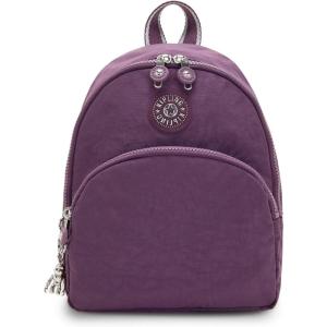 imageKipling Womens Paola S Backpack Compact Adjustable Backpack Straps Top HandleEndless Plum