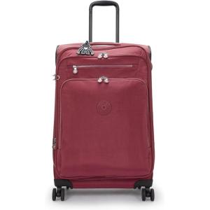 imageKipling Youri Spin Medium 4 Wheeled Rolling Luggage Blue Bleu 2Lounge Wine