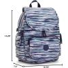 imageKipling Womens City Pack Small Backpack Lightweight Versatile Daypack BagBrush Stripes
