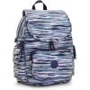 imageKipling Womens City Pack Small Backpack Lightweight Versatile Daypack BagBrush Stripes