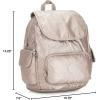 imageKipling Womens City Pack Small Backpack Lightweight Versatile Daypack BagMetallic Glow