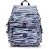 imageKipling Womens City Pack Small Backpack Lightweight Versatile Daypack BagBrush Stripes