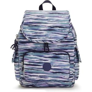 imageKipling Womens City Pack Small Backpack Lightweight Versatile Daypack BagBrush Stripes