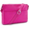 imageKIPLING KIPLING Womens New Angie Handbag Lightweight Crossbody Nylon Travel BagGlowing Fuchsia