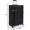imageKipling Womens Darcey Large 29Inch Softside Rolling Luggage Nylon 360 Degree Spinning Wheels