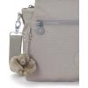 imageKipling Womens Elysia Crossbody Bag Lightweight MultiCompartment Magnetic Snap Pockets Shoulder BagGrey Gris