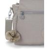 imageKipling Womens Elysia Crossbody Bag Lightweight MultiCompartment Magnetic Snap Pockets Shoulder BagGrey Gris